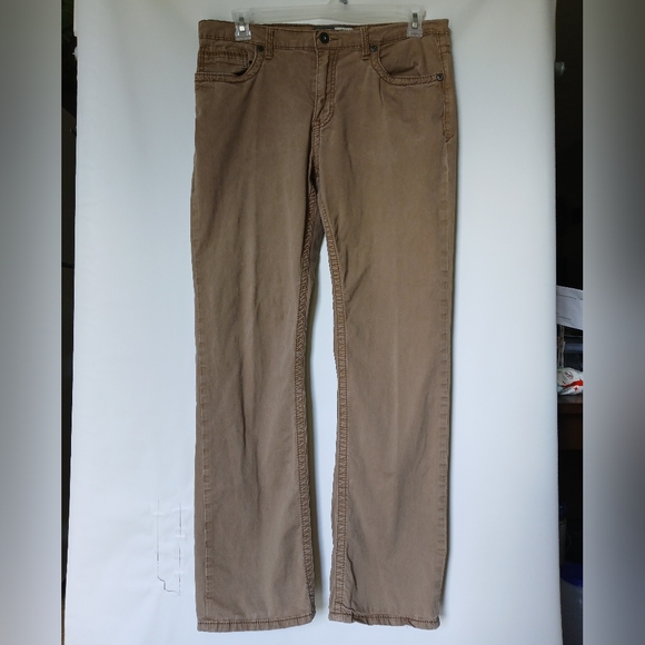 BKE Buckle Mens Tyler Casual Straight Leg Size 33L Color Tan - Picture 1 of 11